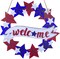4th Wreath Patriotic Memorial Day Wooden Patriotic Wreath Memorial Day Fourth